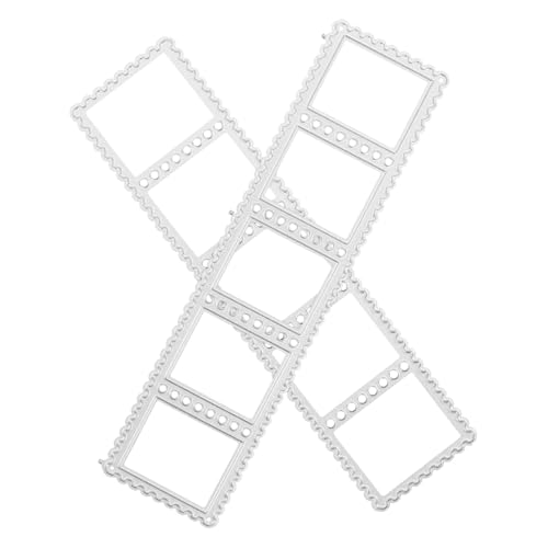 EXAOMBLE Stamp Cutting Die Carbon Steel DIY Stanzform für Briefmarken Herstellung Vielseitig für Scrapbooking Grußkarten Handprägung Kompatibel mit Schneidemaschinen Praktische von EXAOMBLE