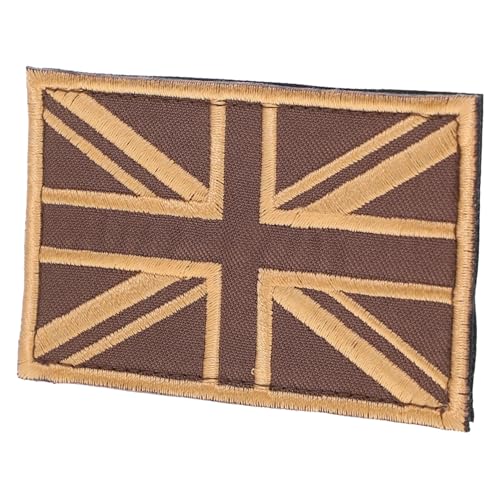 EXAOMBLE Union Jack Patches für Kleidung British Flag Applikationen für Jacken Hüte und Taschen Langlebige und Waschbare Gestickte Aufnäher mit für Reparaturen und Kreative Styles von EXAOMBLE