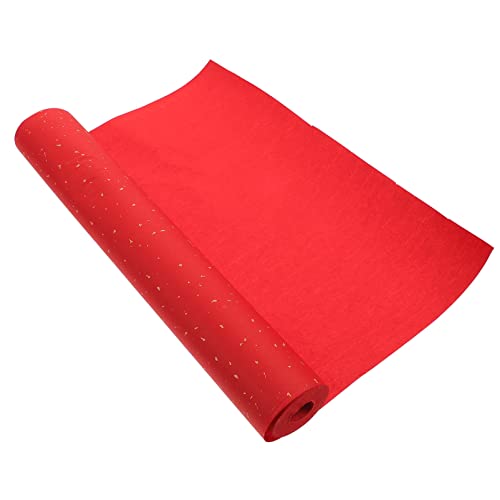 1 Rolle Kalligraphiepapier Traditionelles Malpapier Für Schreibpinsel 35 Cm X 20 M Rot Für Chinesische Kunst Und Malerei von EXCEART