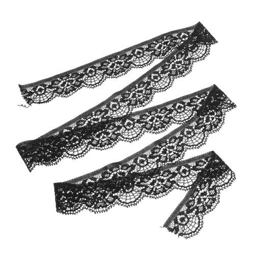 1 Rolle Schwarzes Blumenmuster Dehnbares Spitzenband Strapazierfähigem für Diy Handarbeiten Hochzeitsdekoration und Nähprojekte 1 Rolle Schwarzes Blumenmuster Dehnbares Spitzenband Strapazierfähigem für Diy Handarbeiten Hochzeitsdekoration und Nähprojekte von EXCEART