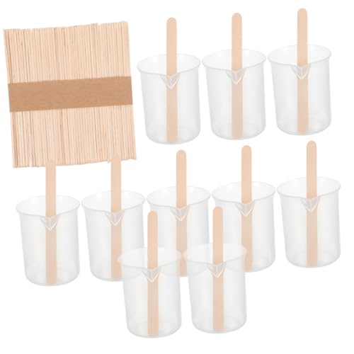 1 Satz Teiliges Epoxidharz Mischbecher mit Holzrührstäbchen für Schmuckherstellung Flüssigkeiten Wiederverwendbar Vielseitig Einsetzbar 1 Satz Teiliges Epoxidharz Mischbecher mit Holzrührstäbchen für Schmuckherstellung Flüssigkeiten Wiederverwendbar Vielseitig Einsetzbar von EXCEART