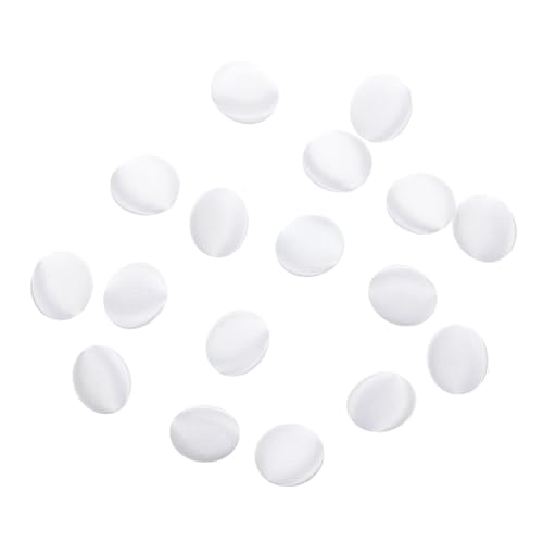 15 Stück Stoff Überzogen Satin Knöpfe mit Metallhaken Kleidung Dekorative Knopf Ersatz für DIY Nähen Und Basteln (10Mm) von EXCEART