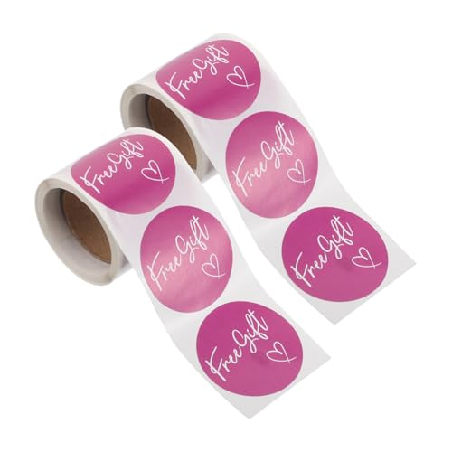 2 Rollen Selbstklebende Geschenkleinlabel Aufkleber für Umschlagversiegelung Verpackungsdekorationen und Feiertagsgeschenke 2 Rollen Selbstklebende Geschenkleinlabel Aufkleber für Umschlagversiegelung Verpackungsdekorationen und Feiertagsgeschenke von EXCEART