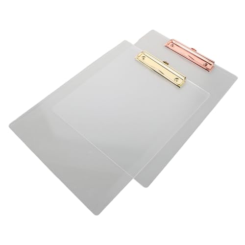 2 Stück Leichtes Tragbares Dokumentenhalter mit Stabilem Clip für Büro Schule und Zuhause für Effiziente Dokumentenorganisation 2 Stück Leichtes Tragbares Dokumentenhalter mit Stabilem Clip für Büro Schule und Zuhause für Effiziente Dokumentenorganisation von EXCEART