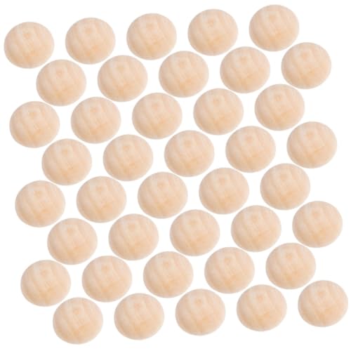 200 Stück Unvollendete Halbperlen ohne Diy Bastelperlen für Projekte Halbkugel Holzperlen für Schmuckherstellung und Kunsthandwerk 200 Stück Unvollendete Halbperlen ohne Diy Bastelperlen für Projekte Halbkugel Holzperlen für Schmuckherstellung und Kunsthandwerk von EXCEART