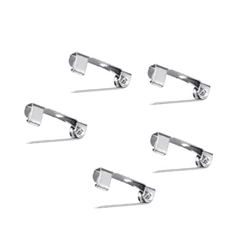 50 Stück Broschennadeln Sicherheitsnadel Broschen Pins Ansteckern Verschluss Rückseite für Schmuckherstellung Korsetts Bastelprojekte DIY Handwerk 15/20/25/30/35/40 mm Silber von EXCEART