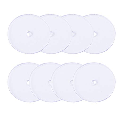 80 Stück transparente Scheiben-Pads zur Stabilisierung von Ohrringen und Ohrsteckern, für Ohrring-Verschlüsse, Basteln, Schmuckherstellung, transparent, 1 x 1 cm 80 Stück transparente Scheiben-Pads zur Stabilisierung von Ohrringen und Ohrsteckern, für Ohrring-Verschlüsse, Basteln, Schmuckherstellung, transparent, 1 x 1 cm von EXCEART