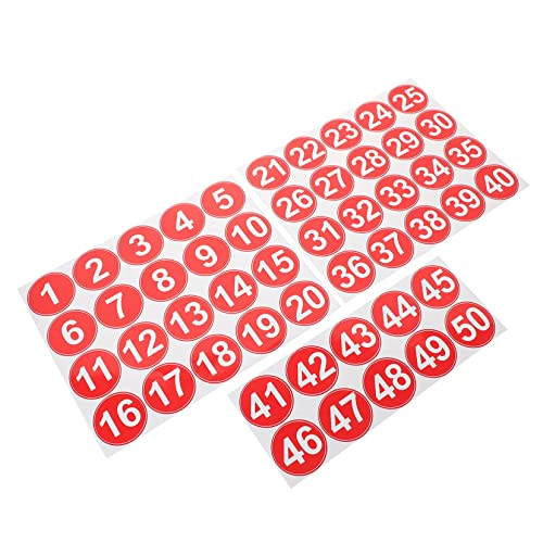 EXCEART 1 Blatt Klebende Nummernaufkleber für Kleidung Wasserdichte Labels mit Weißen Ziffern Einfachen Beschriften und Organisieren von Textilien und Haushaltsgegenständen EXCEART 1 Blatt Klebende Nummernaufkleber für Kleidung Wasserdichte Labels mit Weißen Ziffern Einfachen Beschriften und Organisieren von Textilien und Haushaltsgegenständen von EXCEART