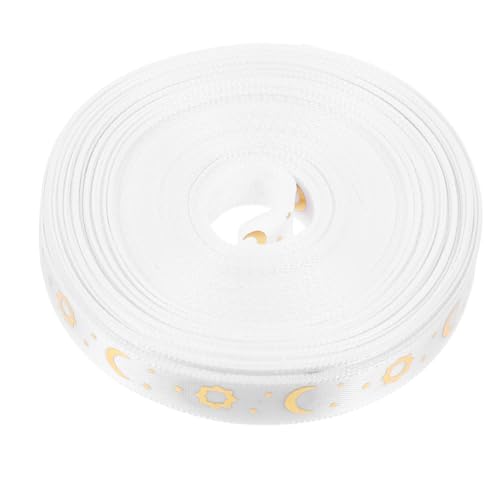 EXCEART 1 Rolle Bogenband Geschenkband Party Dekoration Feiertags Dekobänder Dekorative Bänder ramadan dekoration Party-Verschönerungsband Band für Kränze Zierband Außenband Polyester Weiß EXCEART 1 Rolle Bogenband Geschenkband Party Dekoration Feiertags Dekobänder Dekorative Bänder ramadan dekoration Party-Verschönerungsband Band für Kränze Zierband Außenband Polyester Weiß von EXCEART