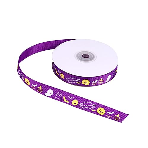 EXCEART 1 Rolle Halloween-Geschenkband geschenkband halloween halloween-dekoration Girlandenband dekorativ fallen lila weihnachtsdeko Aufkleber Verpackungsband Wickelband Polyester Violett EXCEART 1 Rolle Halloween-Geschenkband geschenkband halloween halloween-dekoration Girlandenband dekorativ fallen lila weihnachtsdeko Aufkleber Verpackungsband Wickelband Polyester Violett von EXCEART