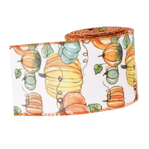 EXCEART 1 Rolle Kürbisband geschenkverpackung geschenkband girlandenband tischband Kürbis-Ripsband fallen Thanksgiving-Handwerk Band zur Thanksgiving-Dekoration Band zum Verschenken Stoff EXCEART 1 Rolle Kürbisband geschenkverpackung geschenkband girlandenband tischband Kürbis-Ripsband fallen Thanksgiving-Handwerk Band zur Thanksgiving-Dekoration Band zum Verschenken Stoff von EXCEART