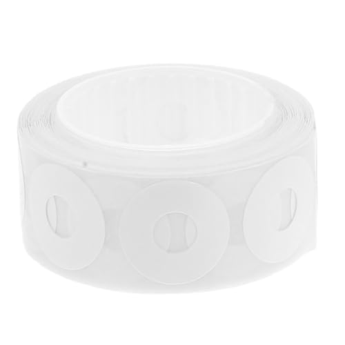 EXCEART 1 Rolle Reparaturaufkleber Losenblatt Lochreparaturaufkleber Lochetiketten Aus Papier Lochverstärkungen Für Ringbücher Lochaufkleber Für Bindepapier Locherverstärker Pvc Weiß von EXCEART