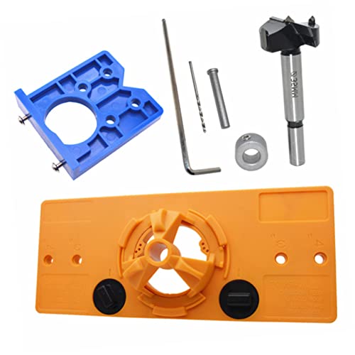 EXCEART 1 Satz 35 mm verdecktes Scharnier Universal- Bohrschablone für Scharniere Bohren Holzbearbeitung Führung Bohrloch-Locator Bohrpositionierer für Scharniere Abs Blue EXCEART 1 Satz 35 mm verdecktes Scharnier Universal- Bohrschablone für Scharniere Bohren Holzbearbeitung Führung Bohrloch-Locator Bohrpositionierer für Scharniere Abs Blue von EXCEART