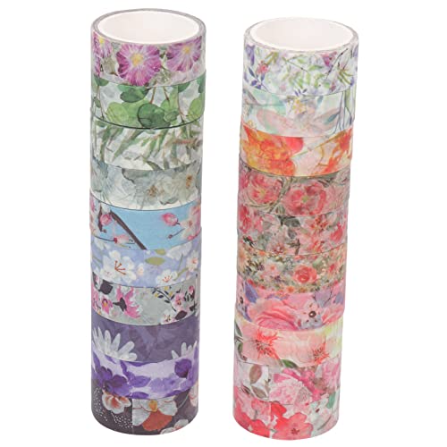 EXCEART 1 Satz Blumendekorationsband Dünnes Vintage-klebeband Klares Blumenband Mini-radierer Spender Klebeband Dekorativ Dekorativer Klebebandstift Diy-bänder Aufkleber 20 Rollen EXCEART 1 Satz Blumendekorationsband Dünnes Vintage-klebeband Klares Blumenband Mini-radierer Spender Klebeband Dekorativ Dekorativer Klebebandstift Diy-bänder Aufkleber 20 Rollen von EXCEART