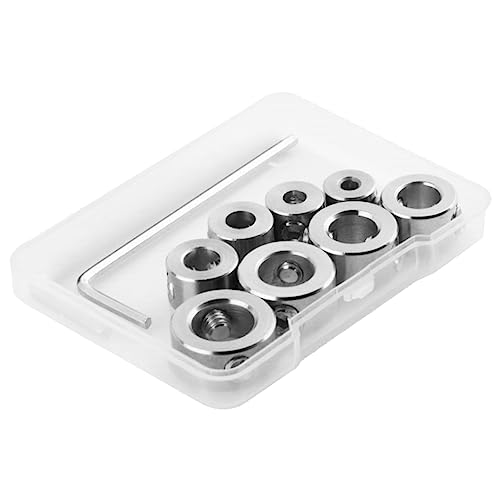 EXCEART 1 Satz Bohrerbitpositionierungsring Bohrer Stoppt Bohrer-tiefenanschlag Bohrbits Bohrständer Bohrertiefe Stop -kragen Bohrer Anschlagkragen Für Bohrer Edelstahl 304 Silber 8 Stück EXCEART 1 Satz Bohrerbitpositionierungsring Bohrer Stoppt Bohrer-tiefenanschlag Bohrbits Bohrständer Bohrertiefe Stop -kragen Bohrer Anschlagkragen Für Bohrer Edelstahl 304 Silber 8 Stück von EXCEART