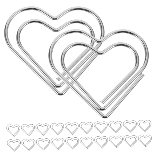EXCEART 1 Satz Büroklammer Pinnwand Für Schlafzimmer Kleine Kartenumschläge Planke Buch Marker Geldumschläge Kleine Dokumentenklammern Entzückende Papierklammern Metall Silver 100 Stück EXCEART 1 Satz Büroklammer Pinnwand Für Schlafzimmer Kleine Kartenumschläge Planke Buch Marker Geldumschläge Kleine Dokumentenklammern Entzückende Papierklammern Metall Silver 100 Stück von EXCEART