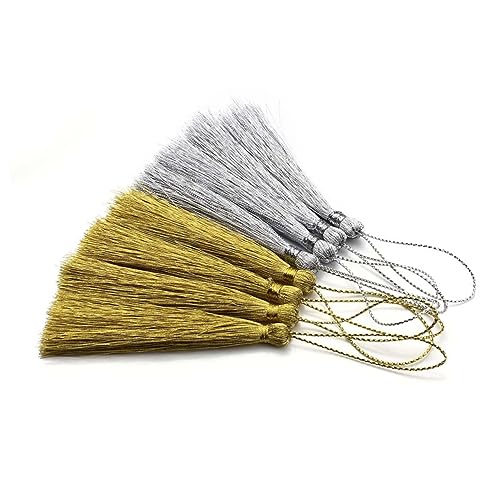 EXCEART 1 Satz Gardinenanhänger Künstlich Handdekoration Stoff Quasten Zum Basteln Golddekor Party Hochzeitsdeko Hochzeitsdeco Geschenketüten Quastenanhänger Fan-anhänger Silver 30 Stück EXCEART 1 Satz Gardinenanhänger Künstlich Handdekoration Stoff Quasten Zum Basteln Golddekor Party Hochzeitsdeko Hochzeitsdeco Geschenketüten Quastenanhänger Fan-anhänger Silver 30 Stück von EXCEART