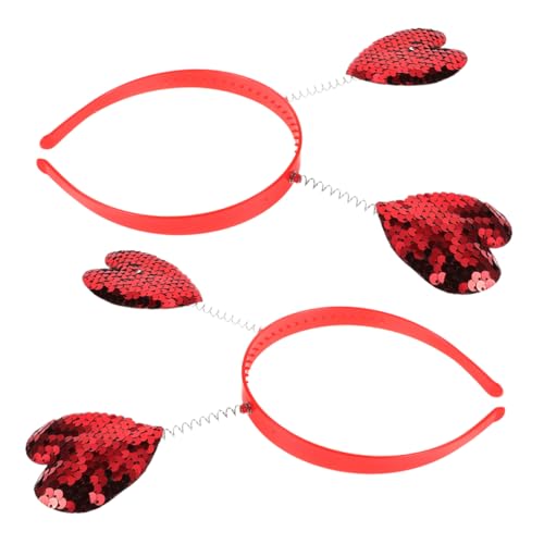 EXCEART 1 Satz Liebe Stirnband Valentinstag Valentinstag Dekoration Herz Dekoration Herz Kopfschmuck Valentinstag Zubehör Valentinstag-stirnband Metall Rot 2 Stück EXCEART 1 Satz Liebe Stirnband Valentinstag Valentinstag Dekoration Herz Dekoration Herz Kopfschmuck Valentinstag Zubehör Valentinstag-stirnband Metall Rot 2 Stück von EXCEART