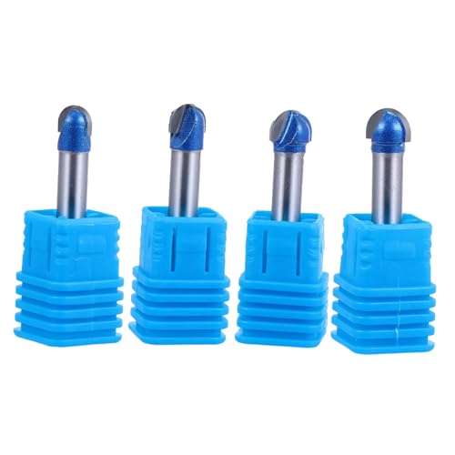 EXCEART 1 Satz Rand Trimmer Messerkopf Fräser Router-bit Kugelnase Rundes Nasengebiss Nasenende Holzarbeiter Werkzeug Holzbearbeitungs -kit Doppelflöte Gebiss Klinge Yg6-legierung 4 Stück EXCEART 1 Satz Rand Trimmer Messerkopf Fräser Router-bit Kugelnase Rundes Nasengebiss Nasenende Holzarbeiter Werkzeug Holzbearbeitungs -kit Doppelflöte Gebiss Klinge Yg6-legierung 4 Stück von EXCEART