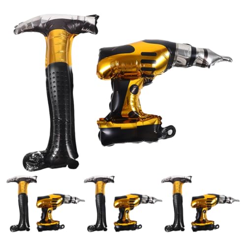 EXCEART Reparaturwerkzeuge Für Aluminiumfolienballons – 8-teiliges Set Mit Hammer Und Bohrer – von EXCEART