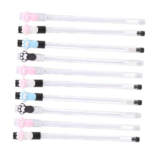 EXCEART 1 Satz Schwarzer Filzstift Kugelschreiber Studenten-gel-tintenstifte Büro Stift Cartoon-gelstifte Gel-tintenstifte Gel -tintenstifte Kawaii-tintenroller Plastik 10 Stück von EXCEART