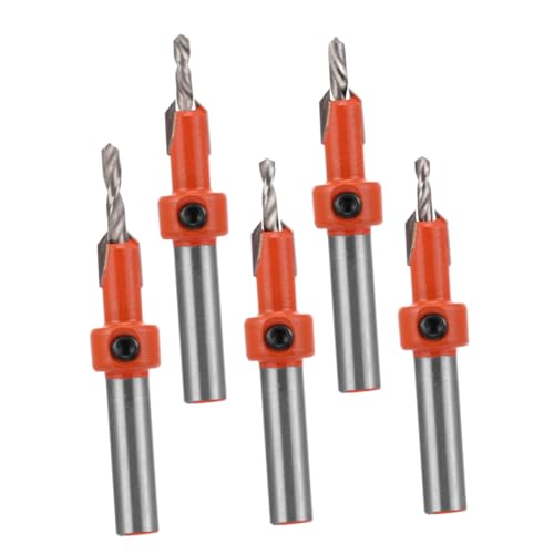 EXCEART 1 Satz Senkbohrer Senkerbohrer Holzbearbeitung Schalter Versenken Schlüssel Fase Countersink Kammernbohrer Hochgeschwindigkeitsstahl Orange 5 Stück EXCEART 1 Satz Senkbohrer Senkerbohrer Holzbearbeitung Schalter Versenken Schlüssel Fase Countersink Kammernbohrer Hochgeschwindigkeitsstahl Orange 5 Stück von EXCEART