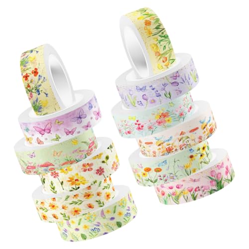 EXCEART 1 Satz Transparentes Washi-tape Dekoratives Bastelband Planer Tape Mehrzweck-washi-tape Scrapbook- Tagebuchband Dekoratives Washi Tape Aufkleber 12rollen EXCEART 1 Satz Transparentes Washi-tape Dekoratives Bastelband Planer Tape Mehrzweck-washi-tape Scrapbook- Tagebuchband Dekoratives Washi Tape Aufkleber 12rollen von EXCEART