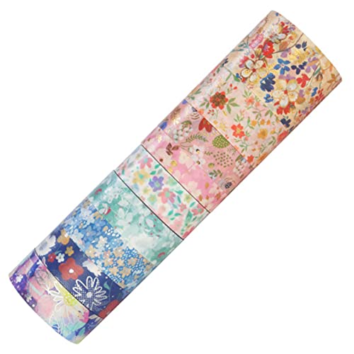 EXCEART 1 Satz Washi-tape Blumenband Planer-aufkleber Klebstoff Dekoratives Klebeband Anlage Papierklebeband Washi+-+tape Washi Tapes Zum Basteln Aufkleber Für Geschenkverpackungen 9rollen von EXCEART