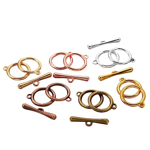 EXCEART 1 Satz -taste Machen Schließen Haken Retro Antiquität Aluminium Knebelverschlüsse Für Die Schmuckherstellung Gold Armbandverschlüsse Schmuckwerkzeuge Kit Zinklegierung? 60 Stück EXCEART 1 Satz -taste Machen Schließen Haken Retro Antiquität Aluminium Knebelverschlüsse Für Die Schmuckherstellung Gold Armbandverschlüsse Schmuckwerkzeuge Kit Zinklegierung? 60 Stück von EXCEART