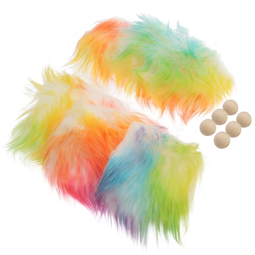 EXCEART 1 Set Diy-zwergzubehör, Vorgeschnittener Kunstbart mit Holzperle, Puppenbart Und Perlen-bastelset, Polyestermaterial, Mehrfarbig, 12-teilig EXCEART 1 Set Diy-zwergzubehör, Vorgeschnittener Kunstbart mit Holzperle, Puppenbart Und Perlen-bastelset, Polyestermaterial, Mehrfarbig, 12-teilig von EXCEART