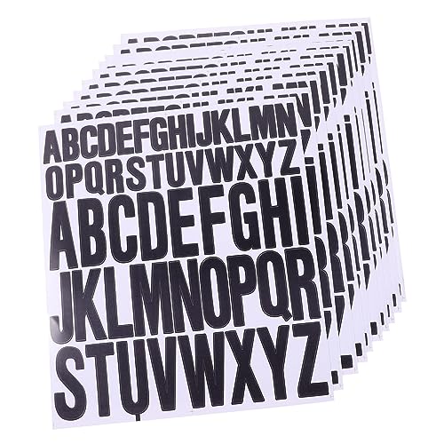 EXCEART 10 Blätter Wasserfeste Und Ölbeständige Etikettenaufkleber Adressnummernaufkleber Buchstaben Alphabet Aufkleber Buchstabenaufkleber Vinyl Stickbuchstaben Wasserfeste EXCEART 10 Blätter Wasserfeste Und Ölbeständige Etikettenaufkleber Adressnummernaufkleber Buchstaben Alphabet Aufkleber Buchstabenaufkleber Vinyl Stickbuchstaben Wasserfeste von EXCEART