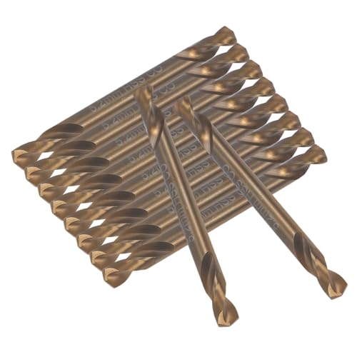 EXCEART 10 Stück Bohrer Gehärtet Metrisch Anzahl Spiralbohrer Bits Reibahle Für Edelstahl Reibahle Für Metall Reibahle Für Heimwerker Zimmerei Reibahle Goldener Kobaltstahl EXCEART 10 Stück Bohrer Gehärtet Metrisch Anzahl Spiralbohrer Bits Reibahle Für Edelstahl Reibahle Für Metall Reibahle Für Heimwerker Zimmerei Reibahle Goldener Kobaltstahl von EXCEART