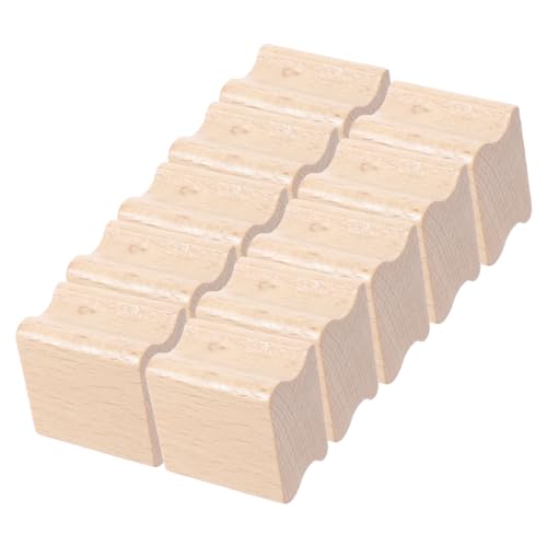 EXCEART 10 Stück Buchenholz Siegel Stempelzubehör Für Die Herstellung Von Holzstempeln Zur Herstellung Von Blanko Holzsiegeln Blanko Quadratischen Holzstempeln Selbstgemachten von EXCEART