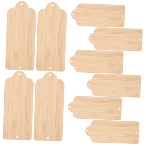EXCEART 10 Stück Teiliges Blanko Bambus Lesezeichen Rechteckig DIY Bastelmaterial Unbemalte Bambus Scheiben zum Bemalen Geschenkanhänger Dekoration für Schule Herbst und Festtagsfeiern EXCEART 10 Stück Teiliges Blanko Bambus Lesezeichen Rechteckig DIY Bastelmaterial Unbemalte Bambus Scheiben zum Bemalen Geschenkanhänger Dekoration für Schule Herbst und Festtagsfeiern von EXCEART