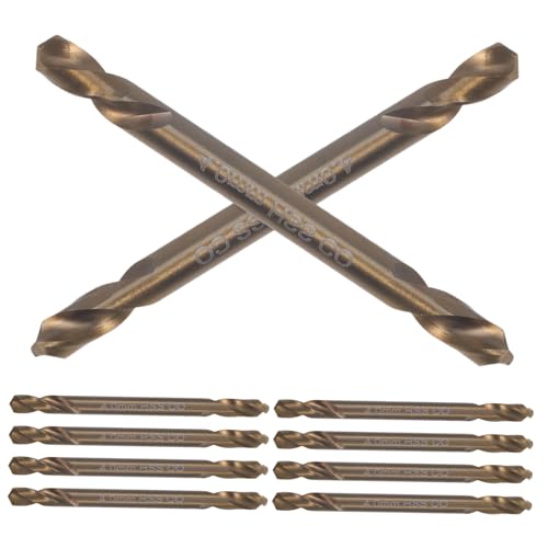 EXCEART 10 Teiliger Doppelkopf Bohrer Schlüsselbohrer Bohren Spiralbohrer Kobaltbohrer Spiral Kobaltbohrer Set Industrienummer Kleine Bohrer Kobaltstahl Golden EXCEART 10 Teiliger Doppelkopf Bohrer Schlüsselbohrer Bohren Spiralbohrer Kobaltbohrer Spiral Kobaltbohrer Set Industrienummer Kleine Bohrer Kobaltstahl Golden von EXCEART