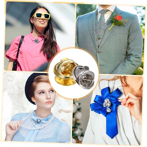 EXCEART 100 Paare Schmetterling Pin Verschlüsse Metall Clutch Pin Backs mit Sicherungsmechanismus Langlebig und Vielseitig für Anstecknadeln Broschen Krawattennadeln DIY EXCEART 100 Paare Schmetterling Pin Verschlüsse Metall Clutch Pin Backs mit Sicherungsmechanismus Langlebig und Vielseitig für Anstecknadeln Broschen Krawattennadeln DIY von EXCEART