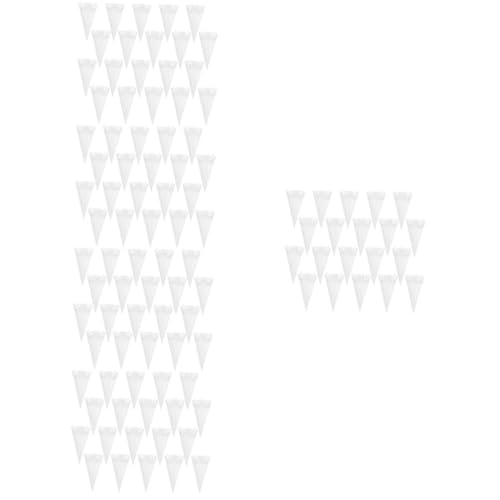EXCEART 100 Stk Hochzeits papier Blumen röhre komfetti konfettikanon wedding decor blumenarrangement Konfettistreuer aushöhlen Brunnen Blumenstand Blumen streuen Blütenblatt Weiß von EXCEART