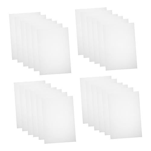 EXCEART 100 Stk Transparentpapier Weißes Malpapier Aquarellpapier Skizzenbuch Weißes Papier Musterpapier Kinder Zeichnen Skizzenpapier Zeichnen Groß Durchscheinend Malutensilien A3 von EXCEART