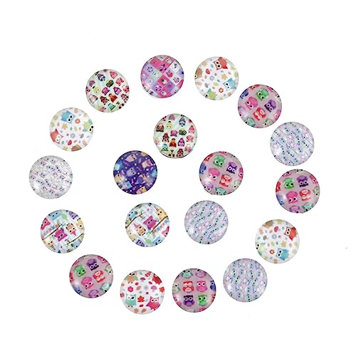 EXCEART 100 Stück Halloween-Eulen-Zeit-Edelstein-Glas-Patch glasscheiben glasmosaik Halloween themed decorations for jewelry Glassteine Glasaccessoires Halloween-Glascabochon Glasfleck EXCEART 100 Stück Halloween-Eulen-Zeit-Edelstein-Glas-Patch glasscheiben glasmosaik Halloween themed decorations for jewelry Glassteine Glasaccessoires Halloween-Glascabochon Glasfleck von EXCEART