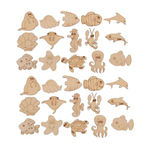 EXCEART 100 Stück Holzbastel Dekoblätter Fisch Dekoration Holzscheiben Holzspäne Für Pflanzen Holzscheiben Zum Basteln Unlackierte Holz Meerestiere Unlackierte Holzscheibe Beige EXCEART 100 Stück Holzbastel Dekoblätter Fisch Dekoration Holzscheiben Holzspäne Für Pflanzen Holzscheiben Zum Basteln Unlackierte Holz Meerestiere Unlackierte Holzscheibe Beige von EXCEART