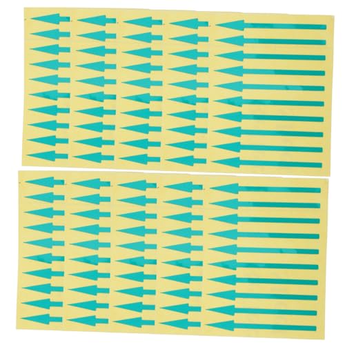 EXCEART 100 Stück Reflektierende Richtungsetiketten Selbstklebend Langlebig Instrumententafel Richtungsetiketten Sichtbar bei Schwachem Licht Einfache Anbringung für Messgeräte und EXCEART 100 Stück Reflektierende Richtungsetiketten Selbstklebend Langlebig Instrumententafel Richtungsetiketten Sichtbar bei Schwachem Licht Einfache Anbringung für Messgeräte und von EXCEART