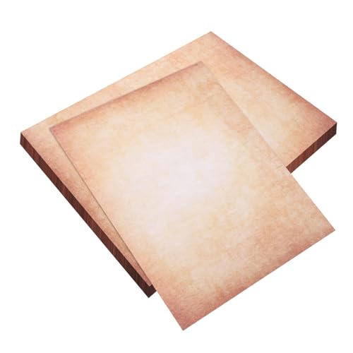 EXCEART 100 Stück Vintage Briefpapier Doppelseitig Altmodisch Retro Schreibpapier für Briefe Scrapbooking und Einladungen Robust Vielseitig Bedruckbar Elegant EXCEART 100 Stück Vintage Briefpapier Doppelseitig Altmodisch Retro Schreibpapier für Briefe Scrapbooking und Einladungen Robust Vielseitig Bedruckbar Elegant von EXCEART