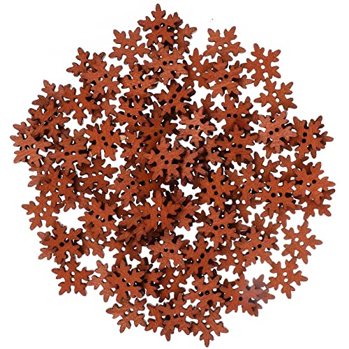 EXCEART 100 Stück Weihnachten Holzknöpfe Schneeflocke Knopf DIY Nähen Kleine Größe Knöpfe Vintage Mini Knöpfe Dekoration für Stricken Nähen DIY Scrapbook Handwerk Weihnachtsdekoration 18 mm EXCEART 100 Stück Weihnachten Holzknöpfe Schneeflocke Knopf DIY Nähen Kleine Größe Knöpfe Vintage Mini Knöpfe Dekoration für Stricken Nähen DIY Scrapbook Handwerk Weihnachtsdekoration 18 mm von EXCEART