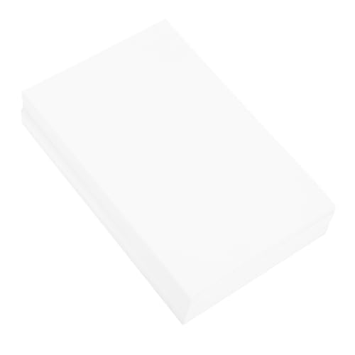 EXCEART 100 Stück Weißer Karton Rezeptkarten Zum Ausdrucken Schwerkartenbestand Kartonpapier Papier Für Die Kartenherstellung Postkarten-aquarellpapier Karteikarten Schreibwaren Lernbedarf von EXCEART