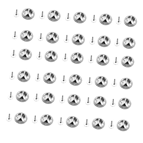 EXCEART 100er-pack Pin Backs Krawattennadeln Revershalter Broschenverschlüsse Schmuckzubehör Zum Basteln EXCEART 100er-pack Pin Backs Krawattennadeln Revershalter Broschenverschlüsse Schmuckzubehör Zum Basteln von EXCEART