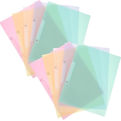 EXCEART 10er Set Berichtsmappen mit Clip: Kunststoff-Ordner mit Schwenkklammer zur Organisation von Dokumenten – Praktische Ablage für Büro, Schule und Zuhause EXCEART 10er Set Berichtsmappen mit Clip: Kunststoff-Ordner mit Schwenkklammer zur Organisation von Dokumenten – Praktische Ablage für Büro, Schule und Zuhause von EXCEART