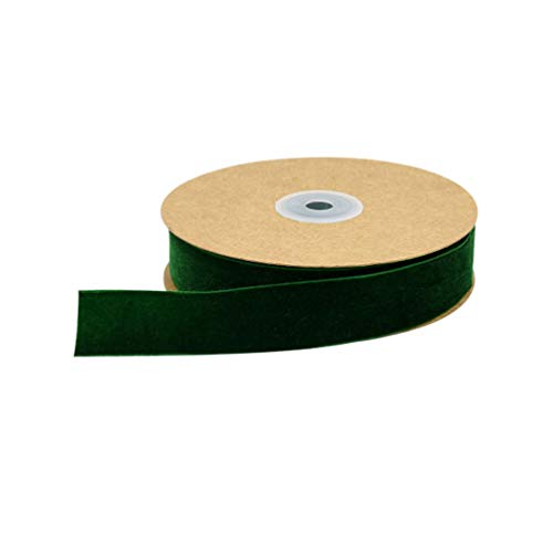 EXCEART 10m Samtband Schleifenband Zierband Verpackungsband Geschenkband Schmuckband zum Nähen Dekoration für Haarschmuck Kranz Deko DIY Schleife Bogen Hochzeit Tischdeko 2,5cm Dunkelgrün EXCEART 10m Samtband Schleifenband Zierband Verpackungsband Geschenkband Schmuckband zum Nähen Dekoration für Haarschmuck Kranz Deko DIY Schleife Bogen Hochzeit Tischdeko 2,5cm Dunkelgrün von EXCEART