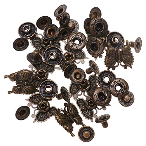 EXCEART 10sätze Retro Snap Buttons Aus Zinklegierung Für -handarbeiten Antikbronze Tasche Geldbörse Rucksack Verschluss Mit Basiszubehör Für Nähen Und Basteln EXCEART 10sätze Retro Snap Buttons Aus Zinklegierung Für -handarbeiten Antikbronze Tasche Geldbörse Rucksack Verschluss Mit Basiszubehör Für Nähen Und Basteln von EXCEART