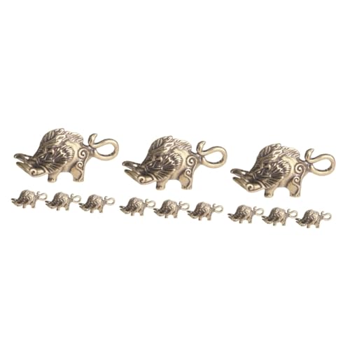 EXCEART 12 STK Messing Wildschwein anhänger Autogeschenke Dekor für Auto Schlüsselanhänger Tischdekoration Wohnkultur Anhänger zur Schlüsselherstellung Zauber für DIY Wagen schmücken Mann EXCEART 12 STK Messing Wildschwein anhänger Autogeschenke Dekor für Auto Schlüsselanhänger Tischdekoration Wohnkultur Anhänger zur Schlüsselherstellung Zauber für DIY Wagen schmücken Mann von EXCEART