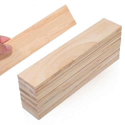 EXCEART 12 StückRechteckige Holzbretter Unfertige Rechteckige Holzscheiben Blanko Diy-Holzbretter Zum Basteln Malen von EXCEART